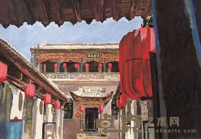 周旭 中国民居之六 52×75cm
